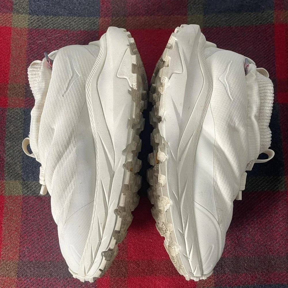 Hoka One One Kaha 2 Frost Moc Gtx Shoes Womens Size 7B White Gore Tex Trail